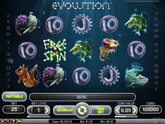 evolution screenshot