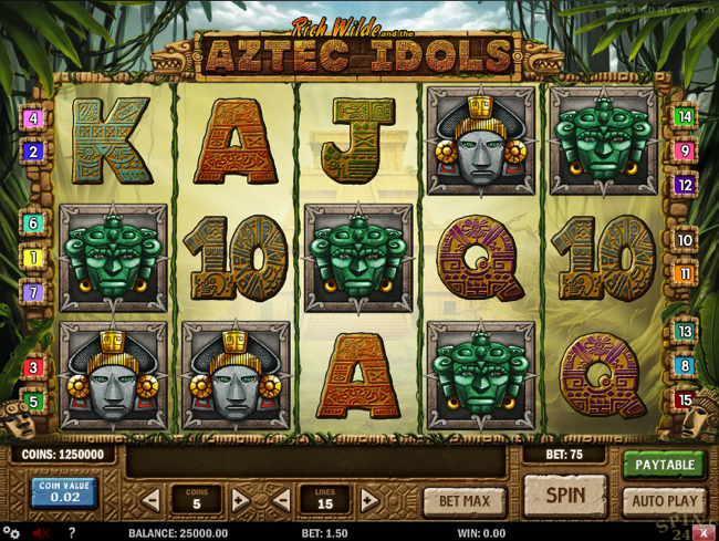 aztec idols screenshot