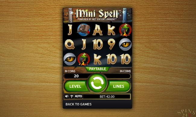 mini spell screenshot