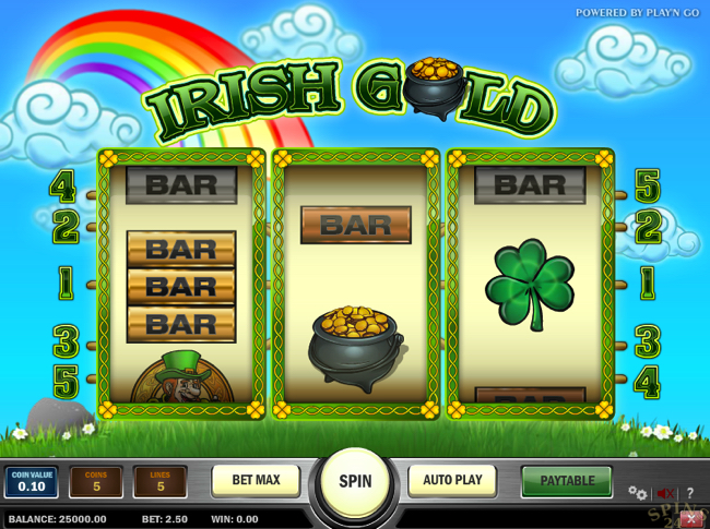 irish gold screenshot