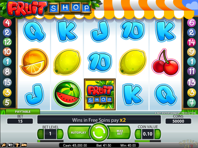 fruit shop screenshot